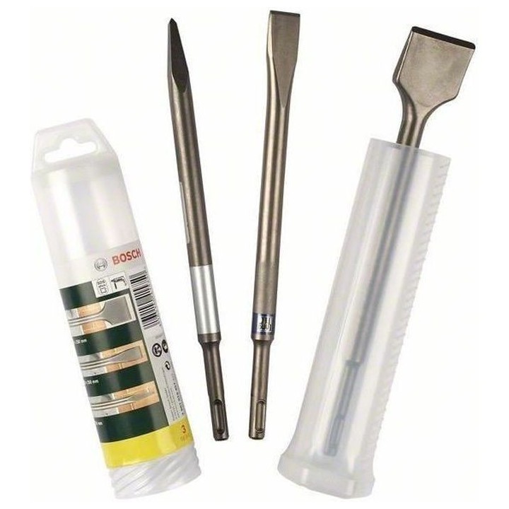 BOSCH Accessoires - set 3 burins sds plus