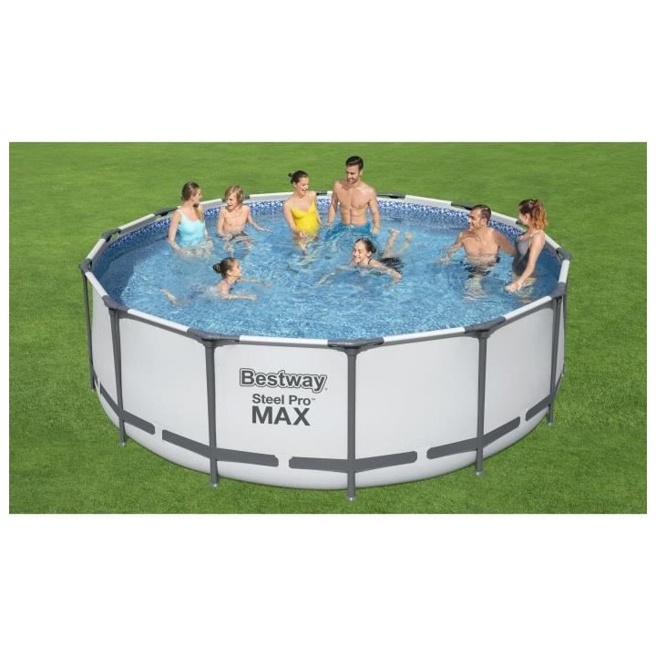 Kit Piscine hors sol tubulaire BESTWAY Steel Pro Max™ - 427 x 122 cm