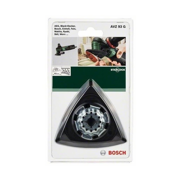 Plateau de ponçage delta Bosch - Starlock AVZ 93 G (93mm)