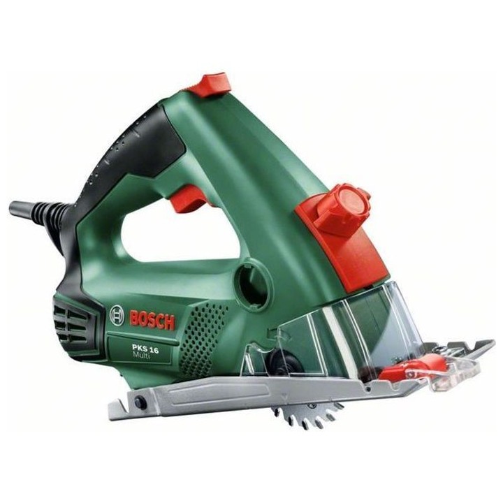 BOSCH Scie circulaire PKS 16 Multi 400W + 3 lames
