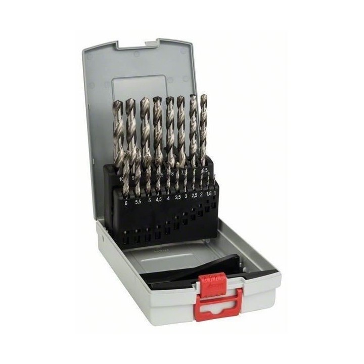 Set de forets ProBox HSS-G, 1-10mm, 135°, 19 - BOSCH
