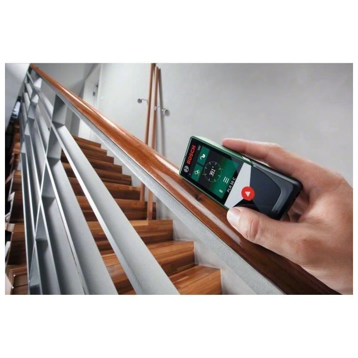 Télémetre laser numérique Bosch - PLR 50 C (Livré avec 3 batteries
