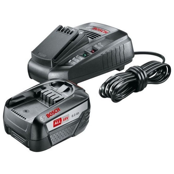Pack batterie 18V + chargeur Bosch - Batterie Power for All 18V 6,0 Ah