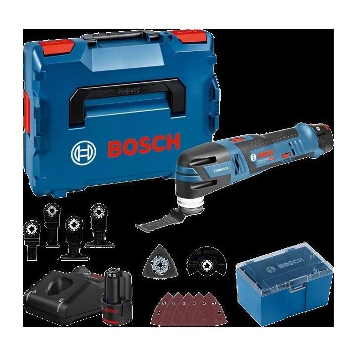 Découpeur Bosch professional GOP 12V-28 2x3,0Ah + ACC L-BOXX