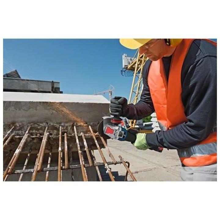 Meuleuse BOSCH PROFESSIONAL GWX 18V-10 SC + 2 batteries 8,0Ah + GAL 18