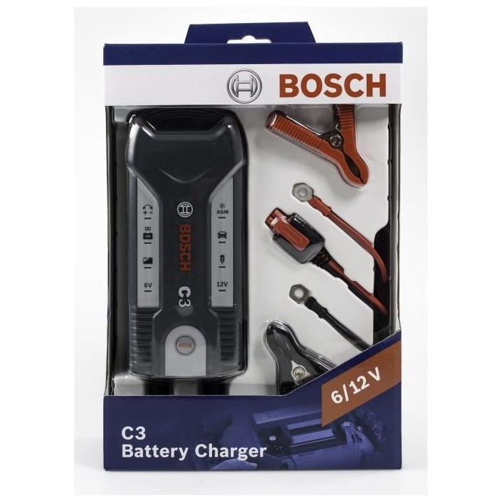 BOSCH - Chargeur de batterie C3 - 6/12V