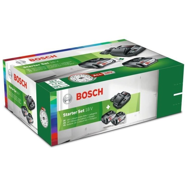 Starter Set 18V Bosch (2xbatteries 2,5Ah + chargeur AL 1830CV)