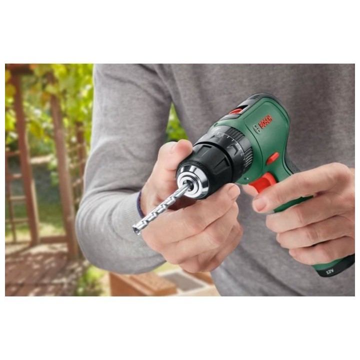 Perceuse a percussion Bosch - EasyImpact 1200 (2 batteries 12V, 1 char