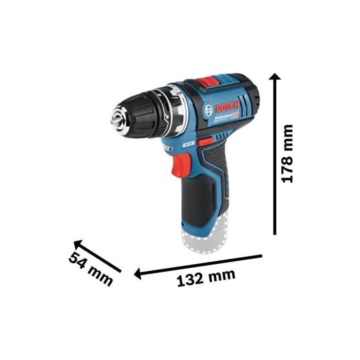 Perceuse visseuse GSR 12V-15 + outillage a main Bosch professional