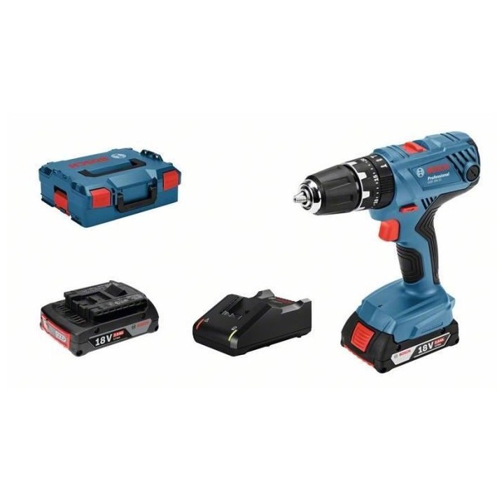 Perceuse a Percussion BOSCH PROFESSIONAL GSB 18V- 21 + 2 batteries 2,0