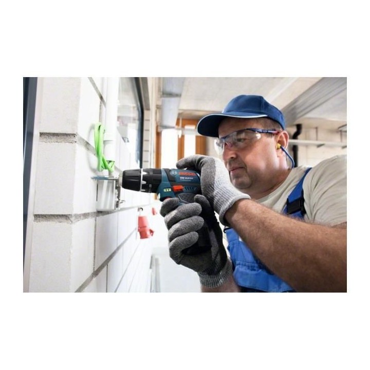 Perceuse-visseuse a percussion Bosch Professional GSB 12V-15 + 25 acce