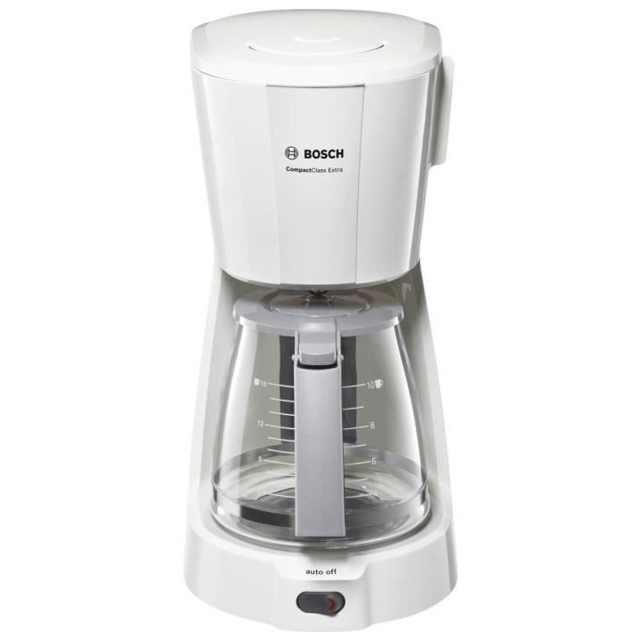 BOSCH TKA3A031 Cafetiere filtre CompactClass Extra - Blanc