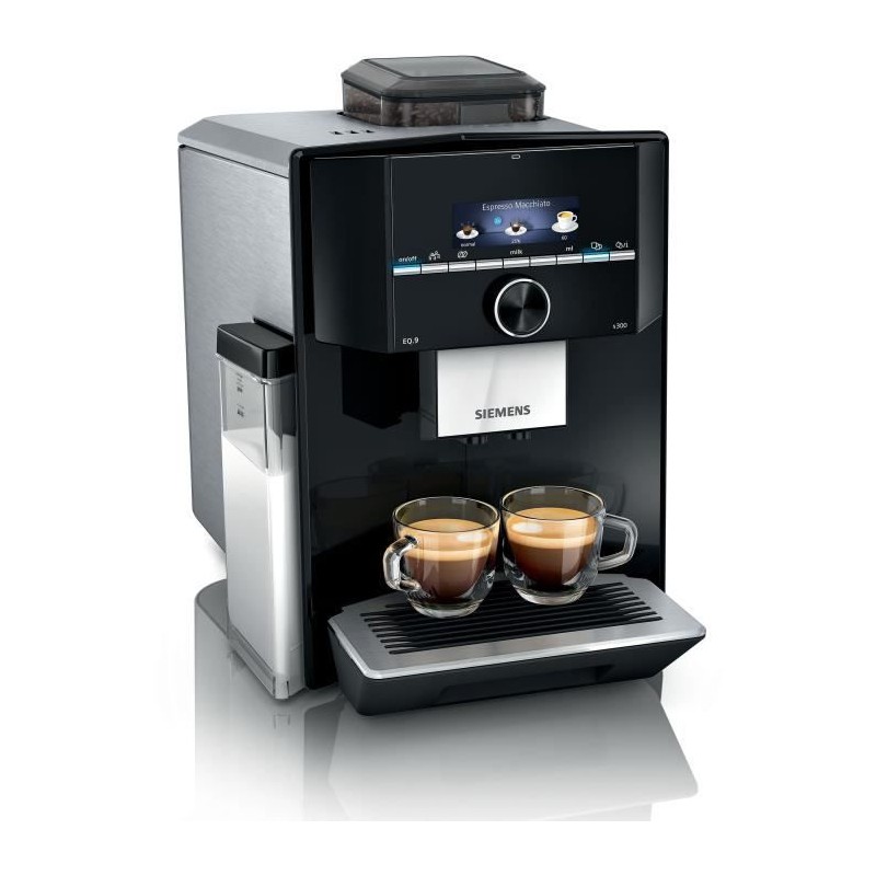 Machine expresso broyeur automatique - SIEMENS - EQ9 S300 - TI923309RW - Bac a grains 290g - Carafe a lait - Réservoir eau 2,3l