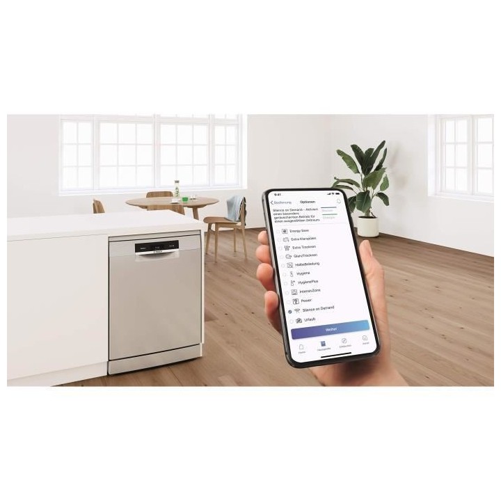 Lave-vaisselle pose libre BOSCH SMS6ECI07E - 14 couverts - Induction -