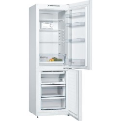 BOSCH KGN36NWEA - Réfrigérateur combiné - 302 L (215 + 87 L) - Froid no frost brassé - L 60 x H 186 cm - Blanc