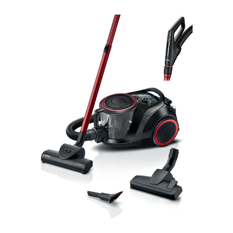 BOSCH BGS41POW1 Aspirateur sans sac - ProPower - noir - 700W - 72 dB - Hepa 13 - 10m - 2,4L