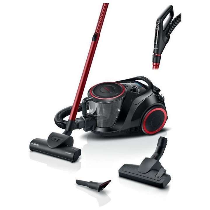 BOSCH BGS41POW1 Aspirateur sans sac - ProPower - noir - 700W - 72 dB -