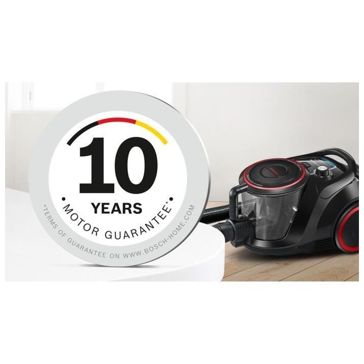 BOSCH BGS41POW1 Aspirateur sans sac - ProPower - noir - 700W - 72 dB -