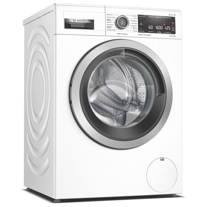 Lave-linge hublot BOSCH WAX32M01FF SER8 - 10 kg - L59,8cm - Induction