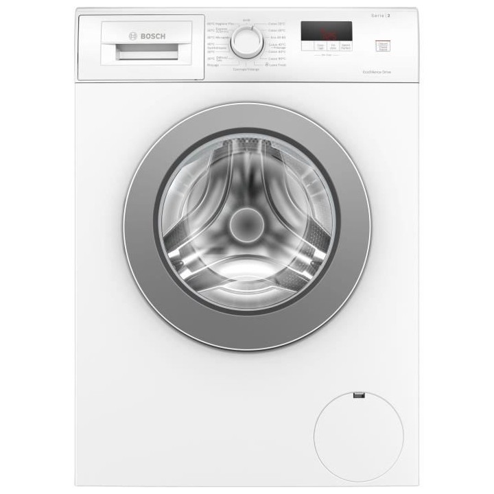 Lave-linge hublot BOSCH WAJ24037FR - 7 kg - Induction - L59,8cm - 1200