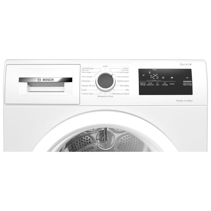 Seche-linge pompe a chaleur BOSCH WTH83V13FR - 8 kg - Classe A++ - Bla