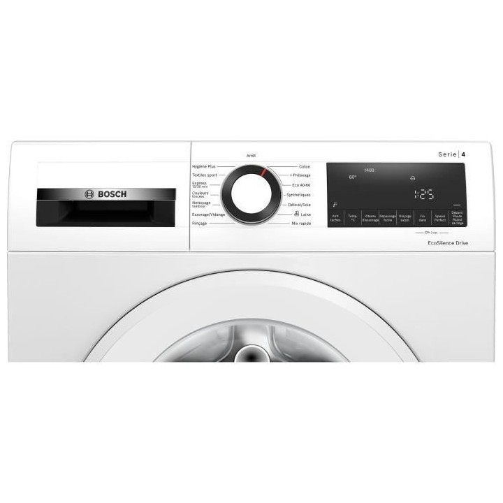 Lave-linge hublot BOSCH WGG04409FR - 9 kg - Induction - L60 cm - 1400