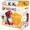 1 machine a multi-boissons Tassimo BOSCH - STYLE TAS1103 rouge + 2 packs de T- Discs - 0,7 l