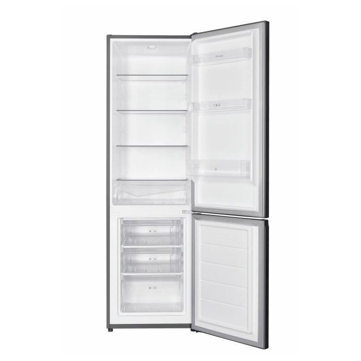 Réfrigérateur combiné BRANDT - BFC8027SX + 2 Portes + 262 L + l60 x