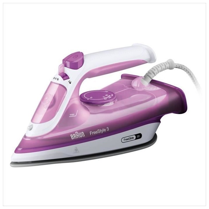 Fer vapeur BRAUN FI3124 PU - Puissance 2400 W - Semelle SuperCéramic