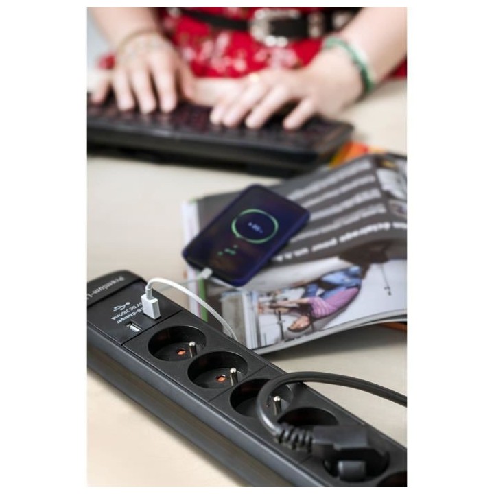 Brennenstuhl Multiprise Premium-Line avec parasurtenseur 60 000A et pr