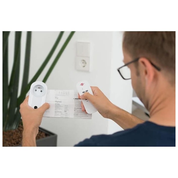 Brennenstuhl Set de prises télécommandées Confort-Line, 3 prises po