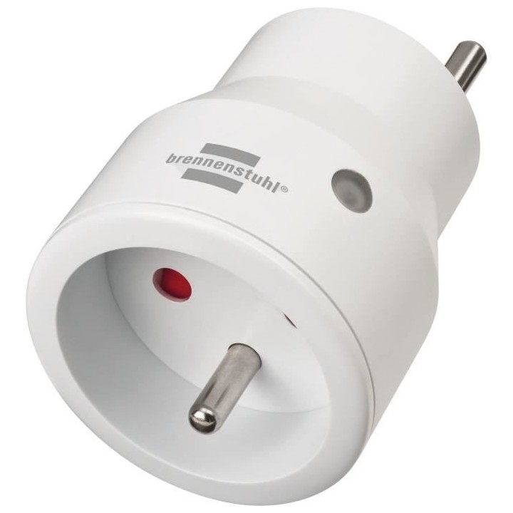 Brennenstuhl Lot de 3 mini prises de courant télécommandées program