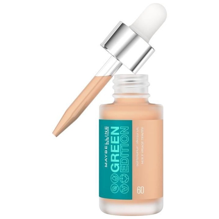 Huile Visage MAYBELLINE NEW YORK Green Edition Superdrop Teintée - 60
