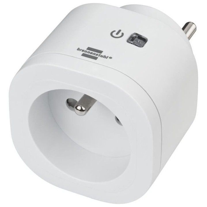 Brennenstuhl Prise Wifi (application gratuite, compatible avec Amazon