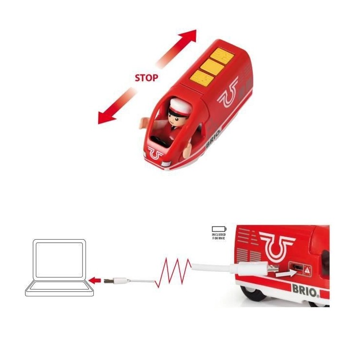 Brio World Train de Voyageur Rechargeable + cable USB - Accessoire Cir