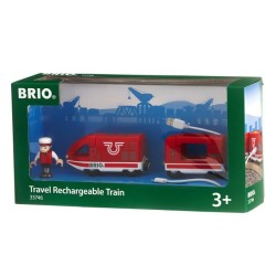 Brio World Train de Voyageur Rechargeable + cable USB - Accessoire Circuit de train en bois - Ravensburger - Mixte des 3 ans - 3