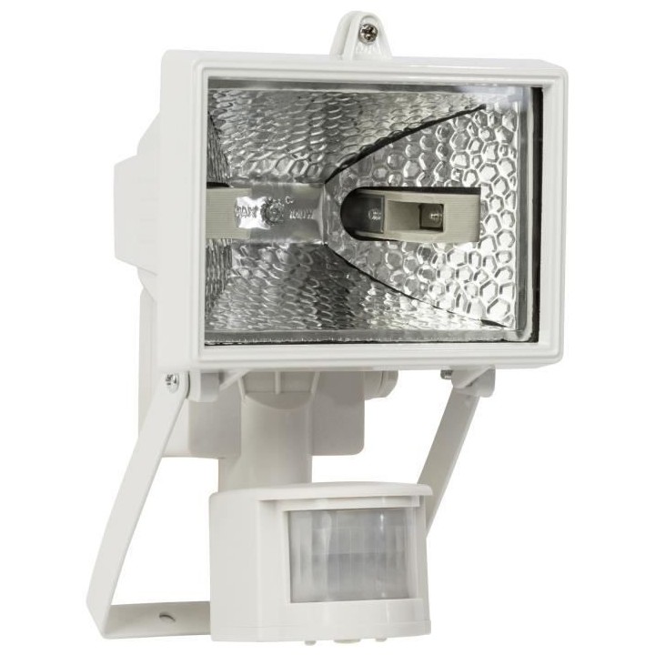 Projecteur avec détecteur TANKO couleur Blanc R7s