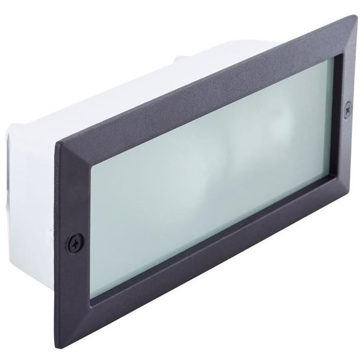 Applique extérieure FLOSSY couleur noir E27