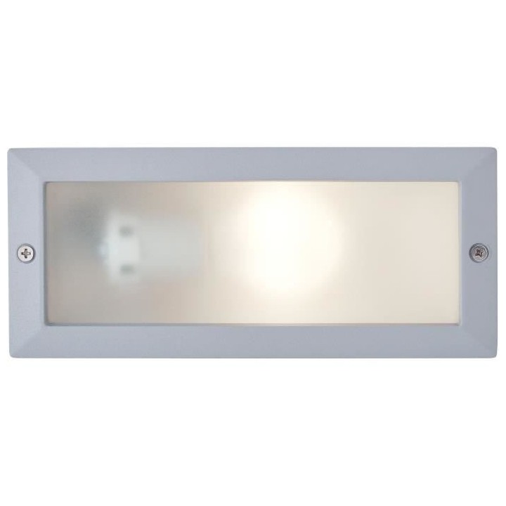 Applique extérieure FLOSSY couleur argent E27