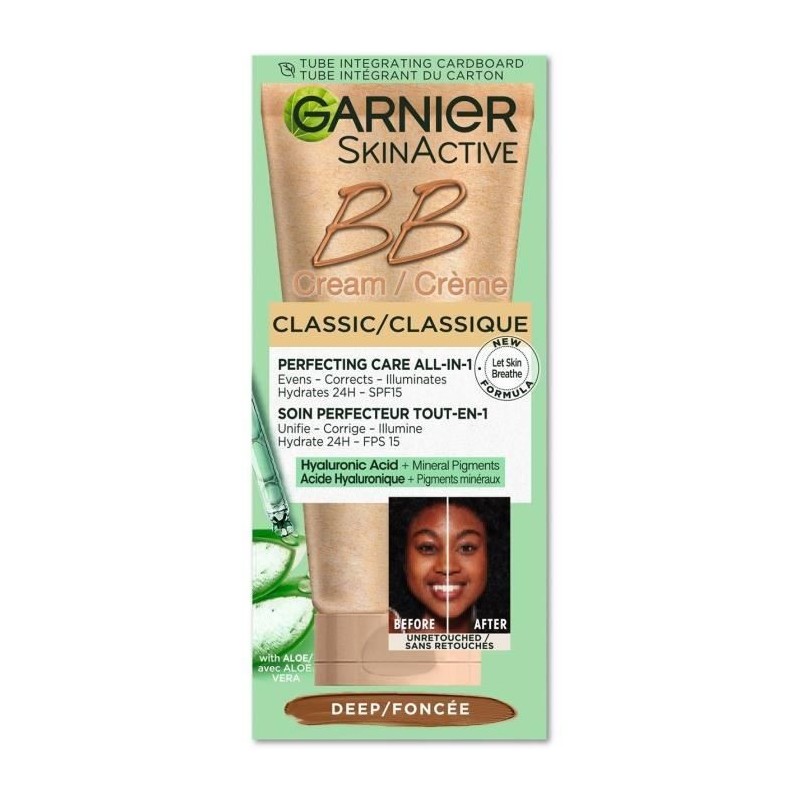 Creme Classique BB Soin perfecteur Tout-en-1 GARNIER - Teinte foncée