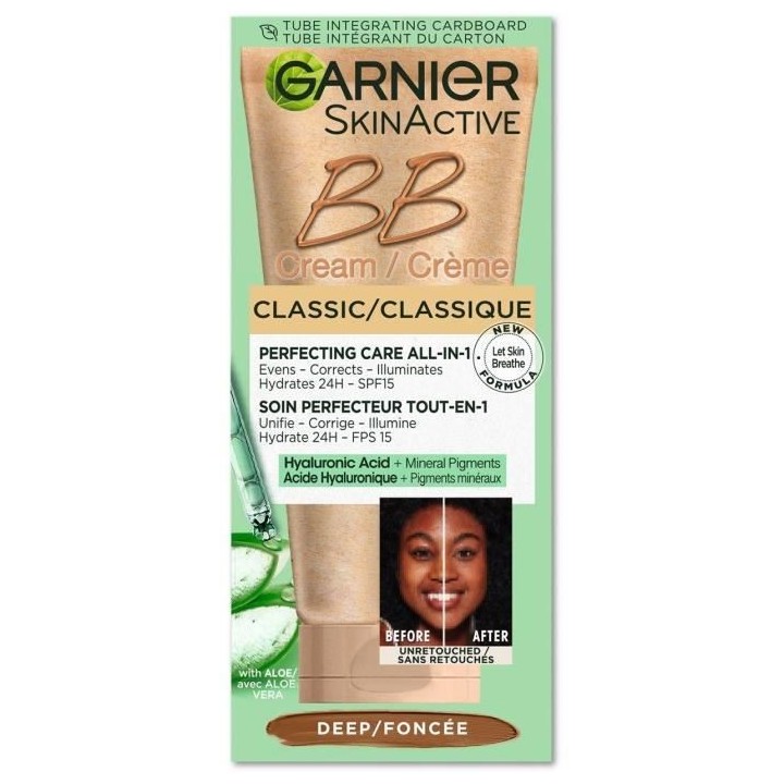 Creme Classique BB Soin perfecteur Tout-en-1 GARNIER - Teinte foncée