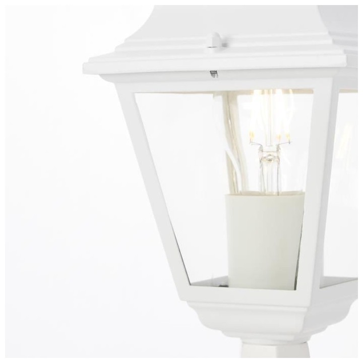 Borne BRILLIANT NISSIE blanc E27 - 60W