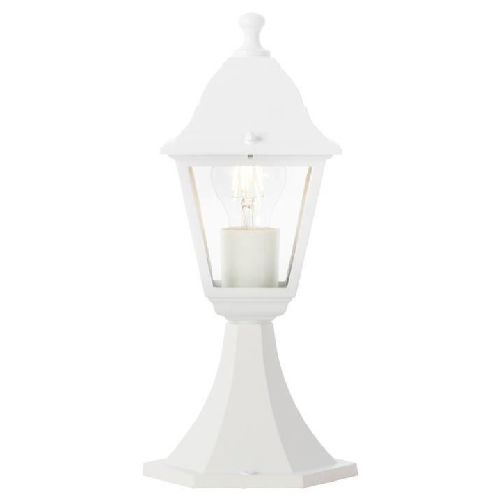 Borne BRILLIANT NISSIE blanc E27 - 60W