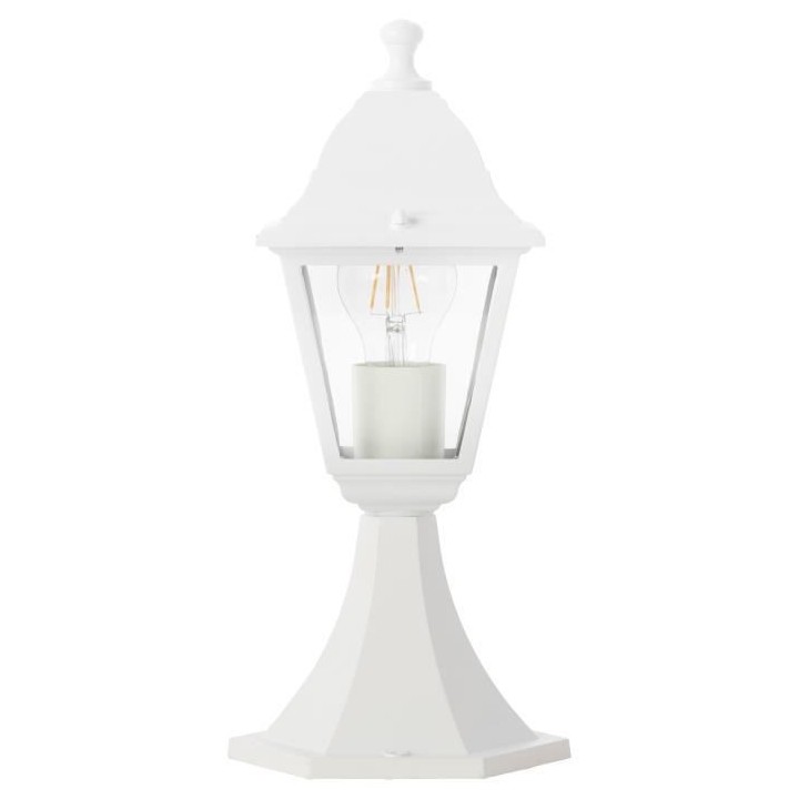 Borne BRILLIANT NISSIE blanc E27 - 60W