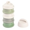 BEABA, Boîte doseuse, 4 compartiments, cotton white / sage green