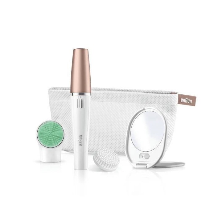 Braun FaceSpa 851V 3-En-1 Épilateur Électrique Femme Visage et Épi