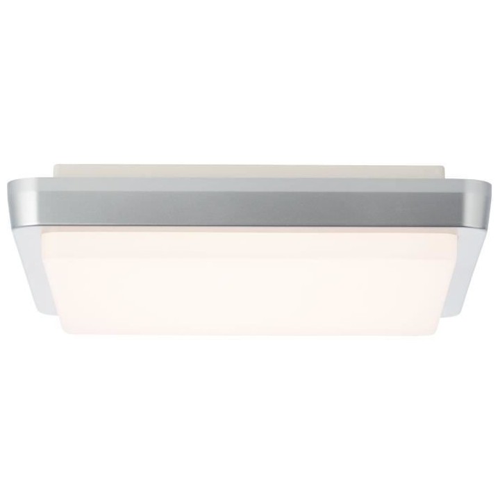 Plafonnier extérieur DEVORA couleur argent led intégré