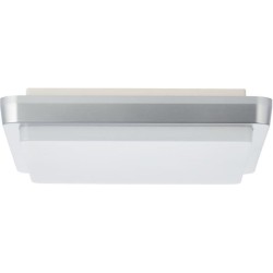 Plafonnier extérieur DEVORA couleur argent led intégré