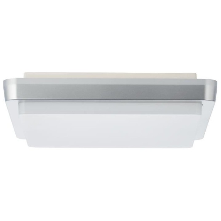 Plafonnier extérieur DEVORA couleur argent led intégré