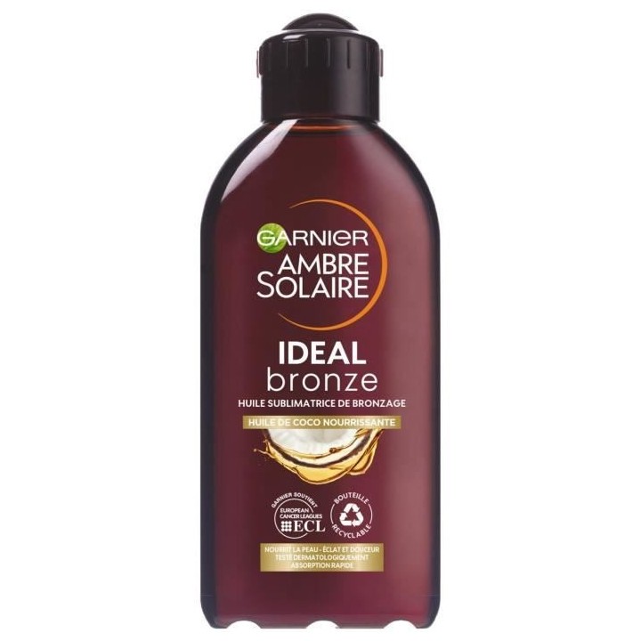 GARNIER Ambre Solaire Huile Bronzante intense Coco - 200 ml